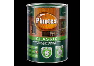 Декоративно-защитная пропитка Pinotex Classic для древесины тик ( 1л) 5195427