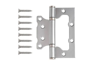 Петля накладная Code Deco 100*75*2,5-B2-CRS Хром сатинированный 00033829