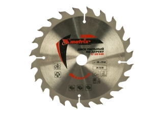 Пильный диск по дереву 190х20мм 24 зуба+кольцо 20/16 /73213/ MATRIX