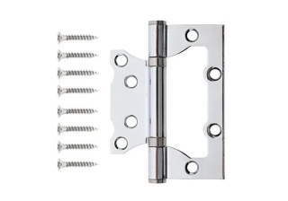 Петля накладная Code Deco 100*75*2,5-B2-CR Хром 00029172