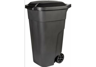 Бак Plast Team PT9957 пластиковый для мусора с крышкой на колесах 110 л 27741