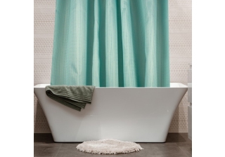 Штора д/ванн/комнаты 180х200см Каприз мятный