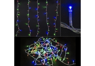 Гирлянда светодиодная Волшебная страна 5 м, многоцветная, 8 режимов, прозр. шнур LED100-5-MC/213927