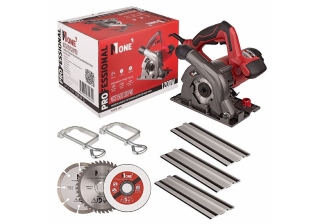 Пила дисковая №1 NCS1500120-PRO (110мм, 115мм, 1200Вт,12000об/мин, 4 диска, направляющая)