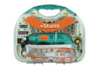 Гравер электрический Sturm! GM2315F 8000-30000об/мин, цанга 3,2мм, гибкий вал, кейс, 210ед