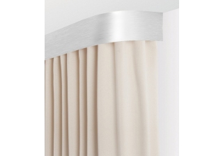 Карниз Сатин 7см с поворотом 2.0м сталь