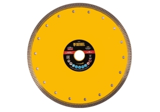Диск алмазный сплошной 230х1,8х22,2мм супертонкий , сухой/мокрый рез /73074/ Denzel