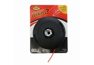 Головка тримм. полуавтомат DDE Wind 4 аналог HUS T25 NEW(лев, 10мм, шаг 1.25 + перех. 1.0мм) 640-124