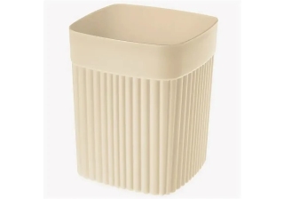 Стакан для зубных щеток Econova Velvet, 90 x 90 x 110 мм, 0,65 л, бежевый 224790