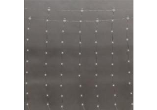 Электрогирлянда светодиодный дождь из росы 3*2м 200белых ламп Neon-Night 315-875 269745