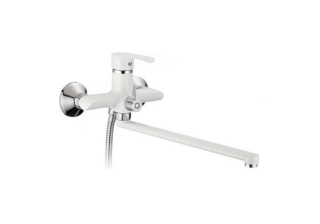 Cмеситель в ванну MIXXUS COLORADO 006 EURO d-35 WHITE /MI0044/