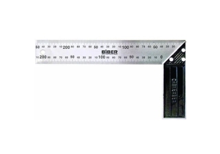 Угольник столярный 300мм Профи нерж. сталь, гравировка /40630/ BIBER