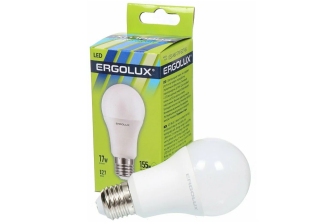 Лампа светодиодная «Ergolux» LED А60  17W, 155Вт (Е27) 6500К (10/10/100шт)/13181/882061