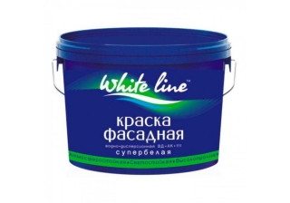 Краска ВД БЕЛАЯ ЛИНИЯ фасадная 13кг