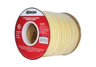 Уплотнители DERZHI Е профиль 9х4мм (75м) черный