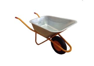 Тачка строительная одноколесная WB6419 100л. 200кг. пневмо колесо 16