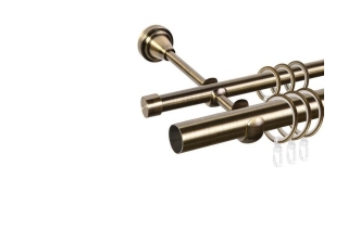 Карнизы мет. упак.Grace D25Г/16Г Антик 2,4м