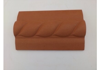 Конек для забора коса 310х500мм., (желтый 08)