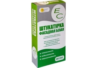 Штукатурка фасадная белая ЕС  25кг (армированная)   (под./54шт)