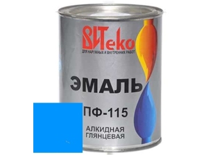 Эмаль ВИТЕКО ПФ-115 голубая 20кг