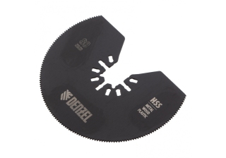 Насадка для МФИ отрезная полукруг., HSS,по металлу и дереву 80х1,2мм. мелкий зуб /782301/  Denzel