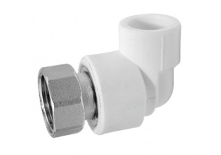 Колено с накидной гайкой  В.Р. 20х3/4