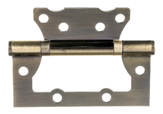 Петля накладная Code Deco 100*75*2,5-B2-AB Бронза 29170