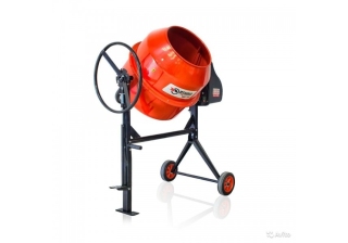 Бетоносмеситель Оптима ББС-200 (180л., 900Вт, крупн. заполн.-40мм, медная обмотка двиг.)