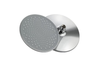 Лейка круглая GFmark Тропический душ серая вставка с белыми квадрат. форс. (6149)