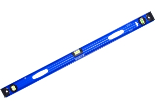 Уровень КОБАЛЬТ 1000мм (25х60мм, 3 глазка, 2 руч., V-паз, точн. 1.0мм/м, литой) 243-165