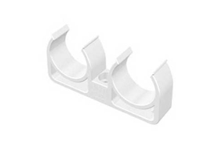 Опора д-р 20 двойная ППР белый