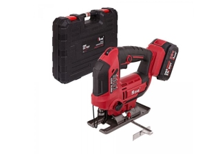 Лобзик акк. №1 JS90/3.0-1-PRO (20V,3.0А,1акк,З/У,13/У, мет. редуктор, кейс)