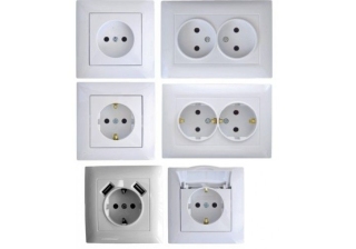 Розетка Заря ВГ-09 двойная б/з