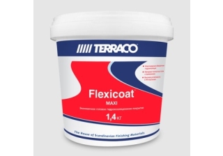 Гидроизоляционное покр. ТЕРРАКО Flexicoat Maxi 1,4кг готовое к применению