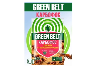 Карбофос пакет 30г. от листогрызущих и рыжих домашних муравьев