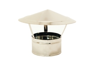 Зонт для дымохода (нерж.) 200