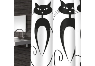 Штора д/ванн/комнаты 180х200см Cats