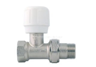 Кран д/рад. прямой 1/2