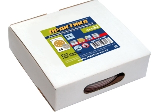 Круги шлиф.липучка Практика 125мм 8 отв.Р40 (25шт.)   034-168