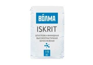 Шпаклевка полимерная финишная ВОЛМА-ISKRIT белоснежная 19кг (60)