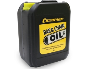 Масло CHAMPION для смазки пильных цепей и шин 5л. 952828