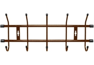 Вешалка настенная 5 крючков ВН5 Медный антик