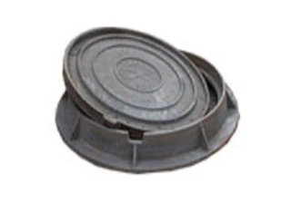 Люк канализационный тяжелыйТ3/ЛТЗ-97/(корпус ф870х112,крышка ф645,вес 97кг,25т.)