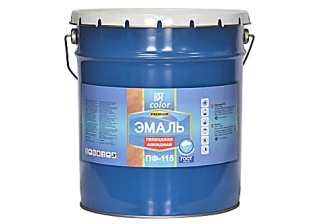 Эмаль ВИТЕКО ПФ-115 синяя 20кг