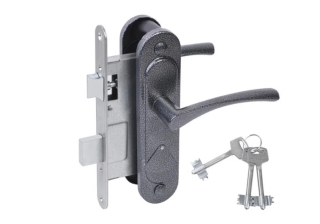 Замок врезной Абсолют ЗВ9.2-07 (Серебро) 32355