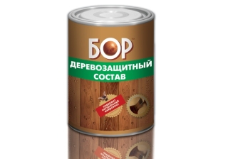 Деревозащитное средство БОР 0,7кг. эбен дерево