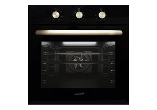 Шкаф духовой эл. встраиваемый MACBI NBO 3683 inox, нерж./черн. стекло