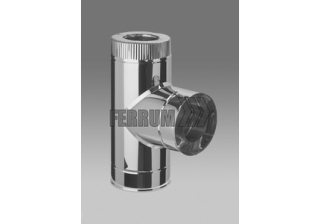 Сэндвич-тройник нерж.+нерж. (0,5мм.+0,5мм.) 90* D 150х210