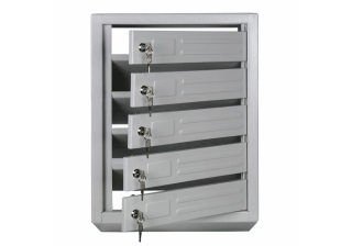 Ящик почтовый 5-и секционный (порош. окраска) 600х380х190мм 401