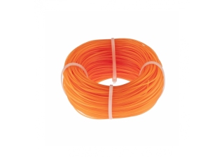 Леска строительная d-1мм, 100м., цвет оранжевый /84838/  СИБРТЕХ